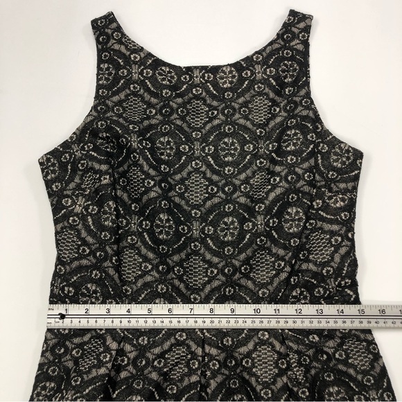 Banana Republic black lace sleeveless dress NEW Size 6 - Picture 7 of 10